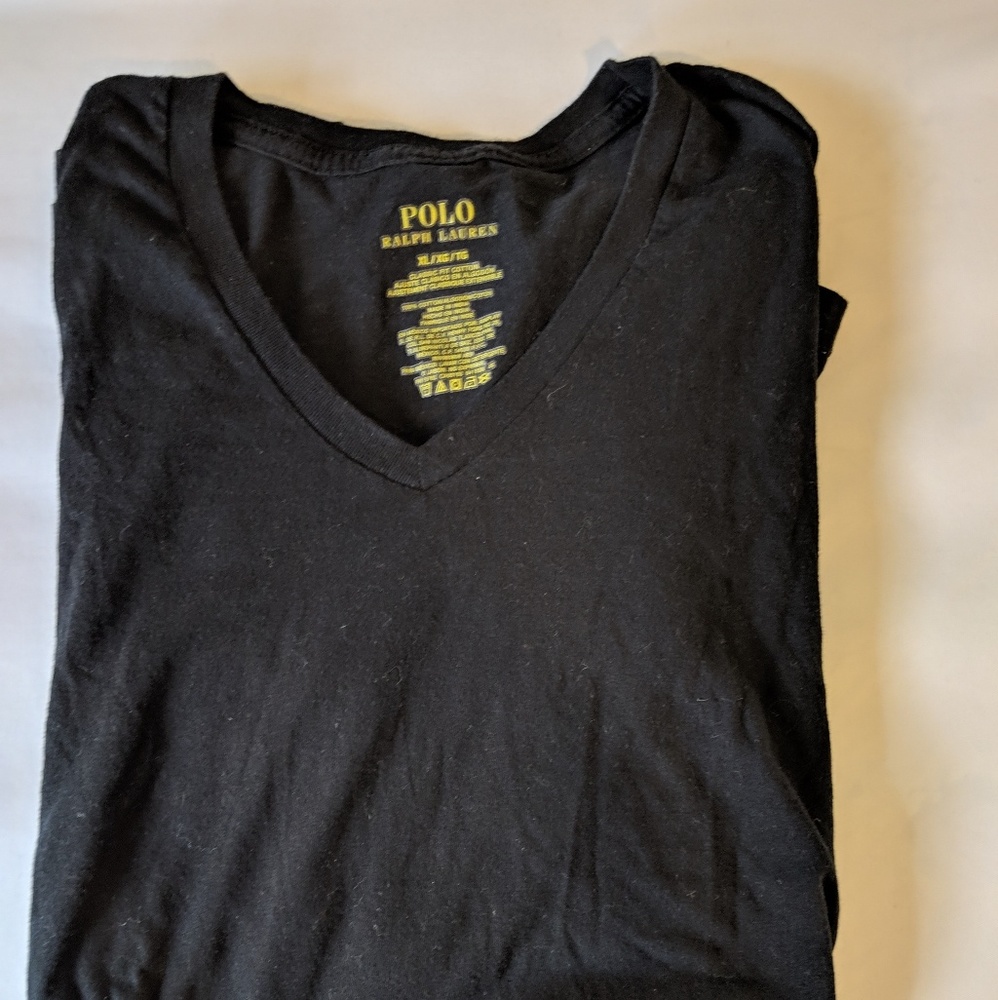 Mens Polo Ralph Lauren 💯 Cotton Black T-shirt XL